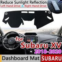 สำหรับ Subaru XV GT 2018 2019 2020 2021 2022กันเสื่อกันลื่นแผ่นคลุมแผงหน้าปัดรถยนต์ม่านบังแดดปกป้องพรมป้องกันรังสียูวีอุปกรณ์เสริมที่แผงหน้าปัด