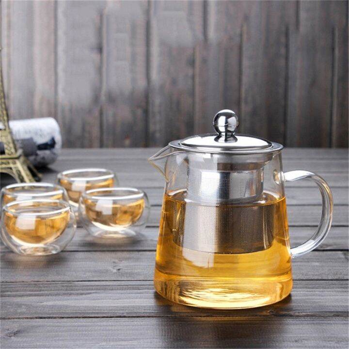 600-950-1300ml-glass-stainless-steel-teapot-with-infuser-filter-lid-heat-resistant-tea-pot-kettle-home-office-teaware-set