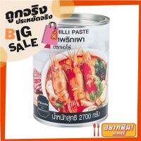 ✨Sale✨ เอโร่ น้ำพริกเผา 2700 กรัม aro Chilli Paste 2700 g ?แนะนำ?