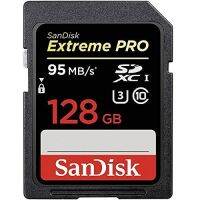 2023 SanDisk 95 MBs Extreme PRO 128GB UHSIU3 SDHC Flash Memory Card with Up to 95MBs SDSDXPA128G