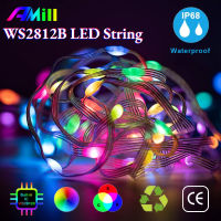 RGB Led S Tring นางฟ้าไฟตกแต่งงานปาร์ตี้กลางแจ้งกันน้ำไฟ Led สำหรับไฟสตริงนางฟ้าห้องปาร์ตี้วันหยุดตกแต่ง