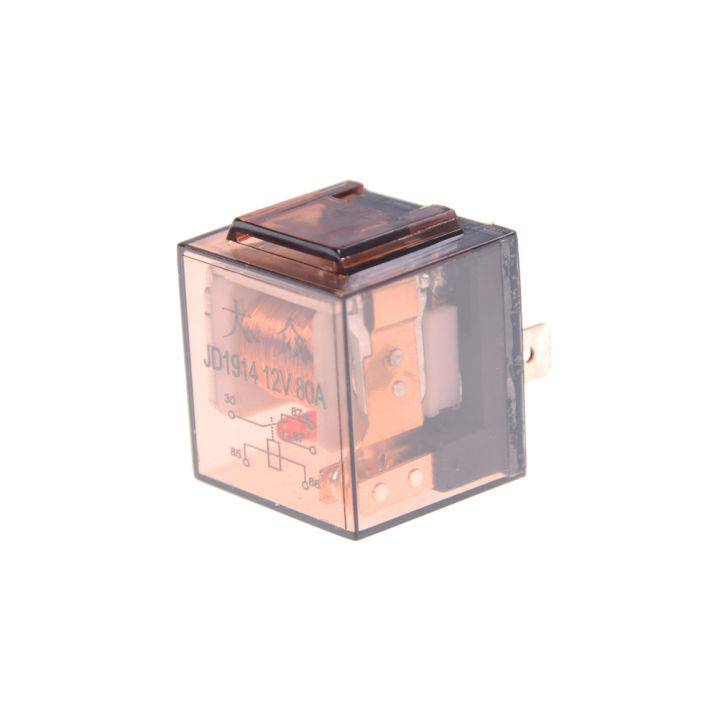 rayua-waterproof-automotive-relay-12v-80a-5pin-ชุดควบคุมอุปกรณ์รถยนต์แบบพับเก็บได้