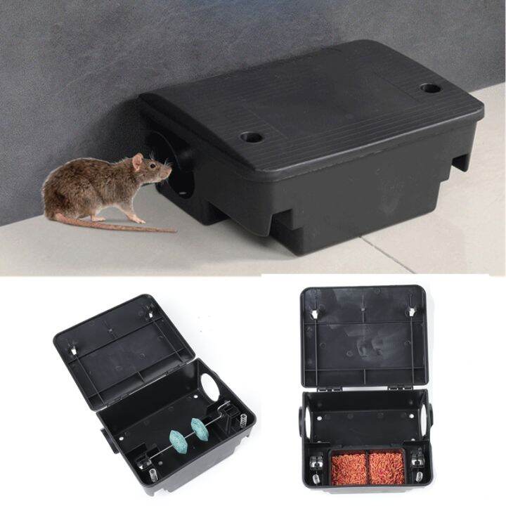 Rat Mice Mouse Rodent Poison Boxes Pest Control Bait Station Box Trap