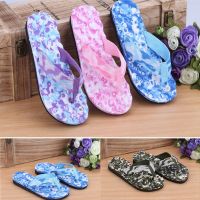 【CC】◈  Beach Flip Flops Fashion Camouflage Shoes Slippers Shoe Lovers Couples Sandals Pantufas