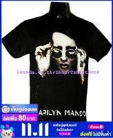 เสื้อวง MARILYN MANSON มาริลีน แมนสัน ไซส์ยุโรป เสื้อยืดวงดนตรีร็อค เสื้อร็อค  MMS1675 ส่งจากไทย