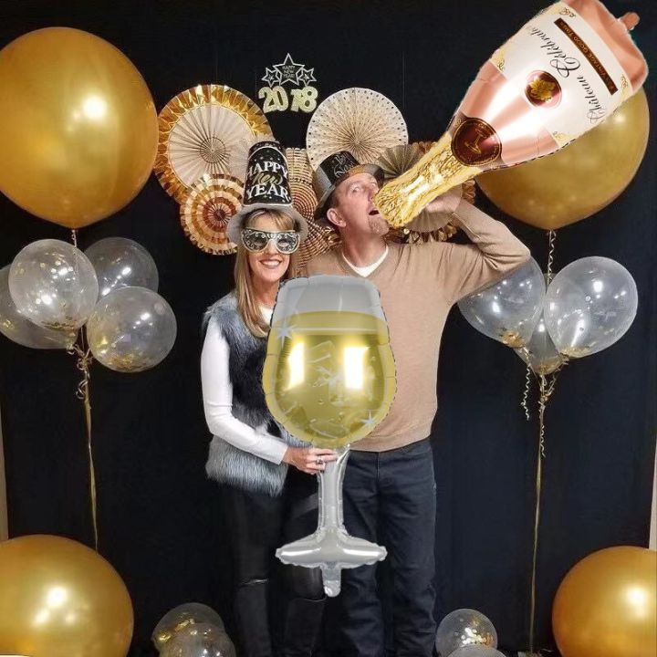 bachelorette-party-decorations-champagne-wine-bottle-foil-balloons-whiskey-beer-bar-cheers-ballon-birthday-wedding-dinner-decor-balloons