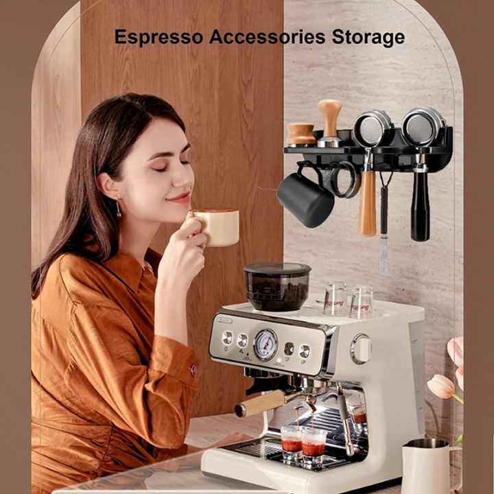 space-saving-floating-wall-shelves-coffee-station-organizer-multipurpose-espresso-tools-coffee-portafilter-holder