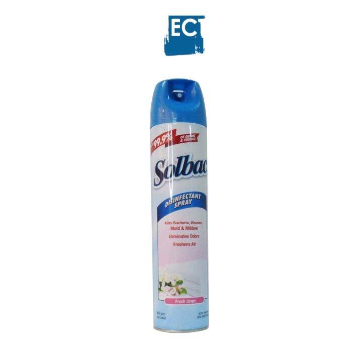 Solbac Fresh Linen Disinfectant Spray 400 grams Air Freshening Lazada PH