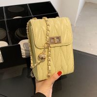 Women bag Sling Bag Handphone Bag  shoulder BagThis Years Popular Small Bag for Women Summer2023New Fashion Rhombus Chain Messenger Bag Small Square Bag All-Match Mobile Phone Bag