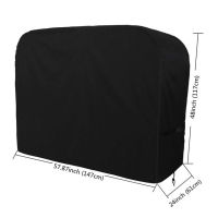 420D BBQ Cover Outdoor Dust Waterproof Anti UV Duty Oxford Cloth Grill Cover Rain Protective Outdoor Barbecue Cover Dropshipping