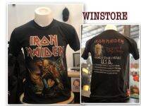 IROND MAIDEN เสื้อวงดนตรีร็อคต่างประเทศ เสื้อชาวร็อค เสื้อยืดคอกลม เสื้อผู้ชาย เสื้อสไตล์วินเทจ ไม่มีตะเข็บขาง สรีนหน้าและหลังขับเนื้อ งานผ้าบาง ผ้า3D ป๊าย3Dt-shirt สักเครื่องได้ ไม่หด ไม่ลอก ไซร้ (SML)ยุโรป รับประกันราคาถูกที่สุด