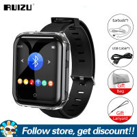 RUIZU เครื่องเล่น MP3บลูทูธ M8เครื่องเล่น MP4 MP3นาฬิกาข้อมือสวมใส่ขนาดเล็กแบบหน้าจอสัมผัสแบบพกพาเครื่องเล่นเพลงกระเป๋าอเนกประสงค์ Walkman เครื่องเล่นวิดีโอพร้อมวิทยุ FM E-Book รูปภาพเครื่องบันทึกเสียง