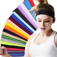 Sports Sweat Head Hair Bands Gym Yoga for Women Exercise Tennis Badminton Grip Wide Turban Stretch Headbands Hair Accessories