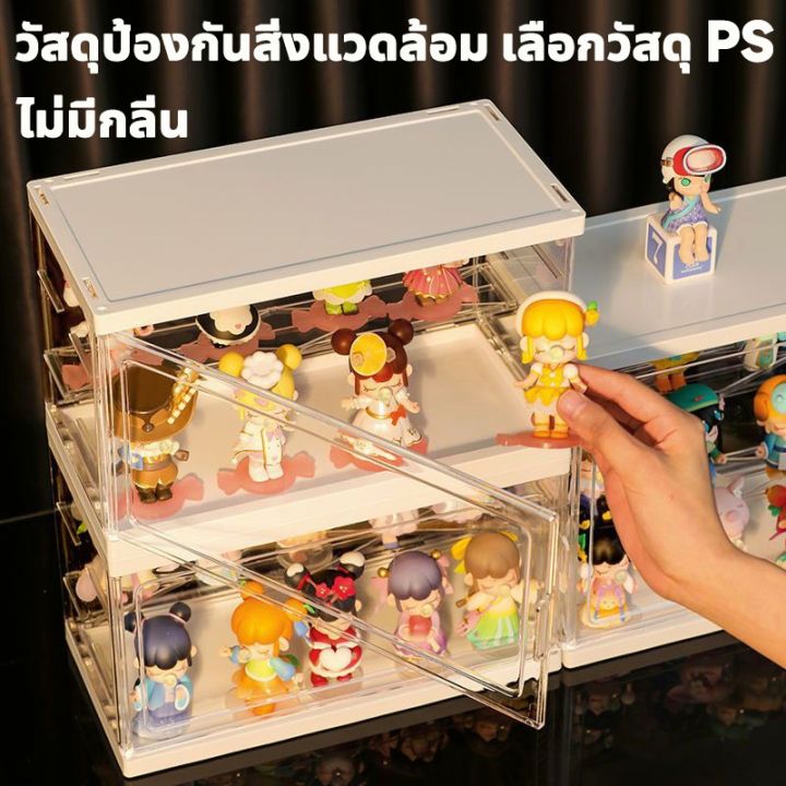 select-sea-พร้อมส่ง-กล่องโชว์โมเดลอะคิลลิคใส-ตู้โชว์ตุ๊กตา-ชั้นโชว์โมเดล-มีฝาปิด-สามารถป้องกันฝุ่น