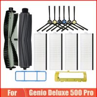 สำหรับ Genio Deluxe 500 Pro เครื่องดูดฝุ่นหุ่นยนต์เปลี่ยนหลักแปรงด้านข้างแปรง Hepa กรองอุปกรณ์ชิ้นส่วน