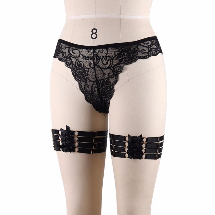 yf-2-designs-leg-garter-straps-elastic-thigh-stockings-metal-goth-harness-garters-p0133