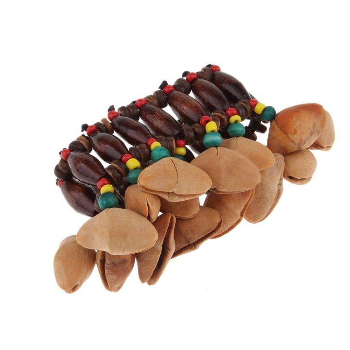 n-tribal-style-nuts-handbell-drum-hand-chain-bracelet-nut-shell-percussion-instrument-bells-musical-accessories-kids-toys