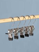 Stainless steel clip multifunctional clothes hanger clip for household use