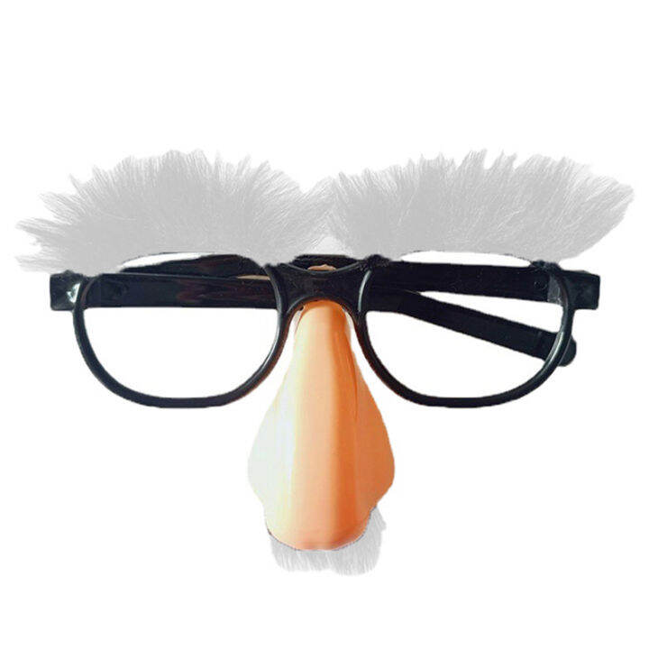Fre NEW ARRIVAL MEIKE001 Halloween Disguise Glasses And Mustache Funny Adult Big Nose Festival