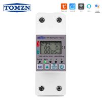 TOMZN 63A สวิตซ์ตั้งเวลาอัจฉริยะ110V 220V เครื่องวัดพลังงาน Kwh Mete มีการรั่วซึมและป้องกันการรั่วซึม