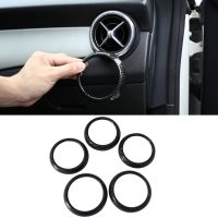 dfthrghd Car Air Conditioner Air Outlet Vent Decorative Ring Sticker Fit For Mercedes Benz A CLA GLA Class W176 W246 C117 X156 Parts