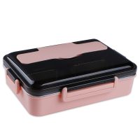 Lunch Box for Kids Stainless Steel Bento Box with Compartments Tableware Kitchen Food Storage Container