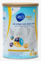 Once Pro วันซ์ โปร 400G อาหารเสริมมีค่าดัชนีน้ำตาลต่ำ สำหรับผู้ป่วยเบาหวาน (400 กรัม)