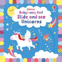 BABYS VERY FIRST SLIDE AND SEE :UNICORNS