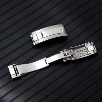 Stainless Steel Pull Watch Clasp For Rolex Day-tona Sub-mariner Gmt Series Buckle Watch Accessories Metal Watch Band Claspby Hs2023