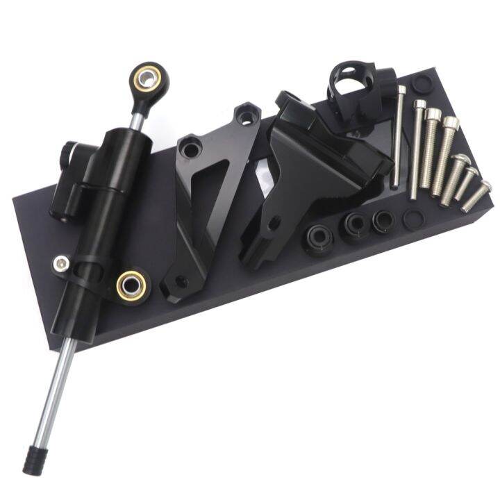 CNC Aluminium Steering Stabilizer Damper Mounting Bracket For 20132018