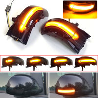 2x สำหรับ VW Touran 1T1 1T2 2003 2004 2005 2006 2007 2009แบบไดนามิกไฟกระพริบ LED ไฟเลี้ยวด้านข้างโคมไฟลูกศรกระจกตัวบ่งชี้