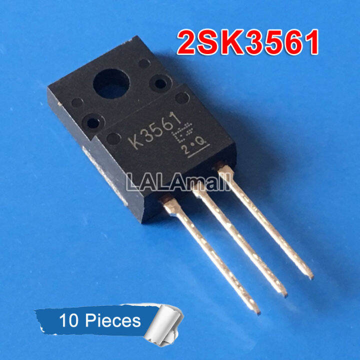 10pcs K3561 2SK3561 TO-220F TO220F N-channel 500V/8A MOSFET Transistor ...