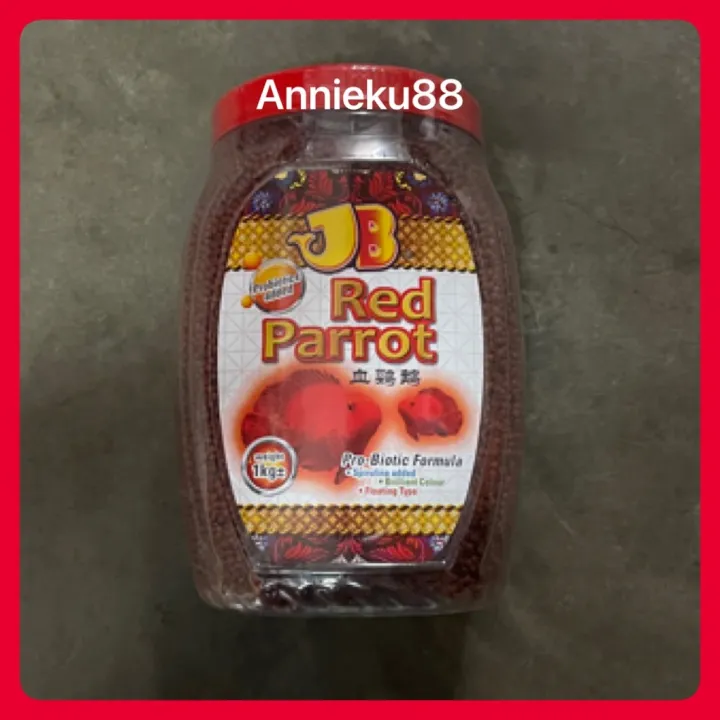 fish food JB RED PARROT FISH FOOD 1KG (FLOATING PELLET) Lazada