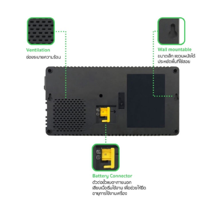 apc-pack-2-อุปกรณ์สำรองจ่ายไฟ-800va-รุ่น-bv800i-mst-play-สำหรับ-play-station-ป้องกันไฟตก-ไฟกระชาก