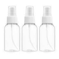 3Pcs 75ml Portable Travel Transparent Empty Refillable Spray Bottle Atomizer