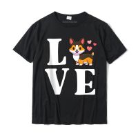 I Love My Corgi Tricolor Corgi Shirt Women Gift Dog Mama Men Camisas Funny Male Top T-shirts Casual Tops &amp; Tees Cotton Custom - lor-made T-shirts XS-6XL