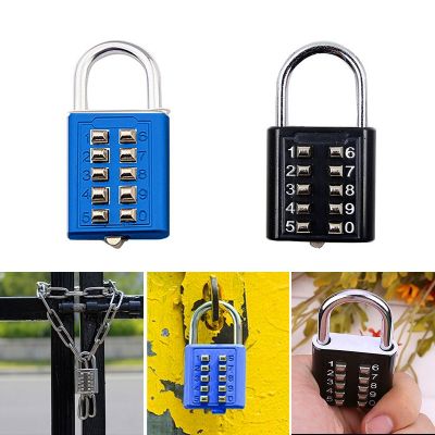 Anti-theft Button Combination Padlock Digit Push Password Lock for GYM Locker Drawer Cabinet Door DIY Hardware