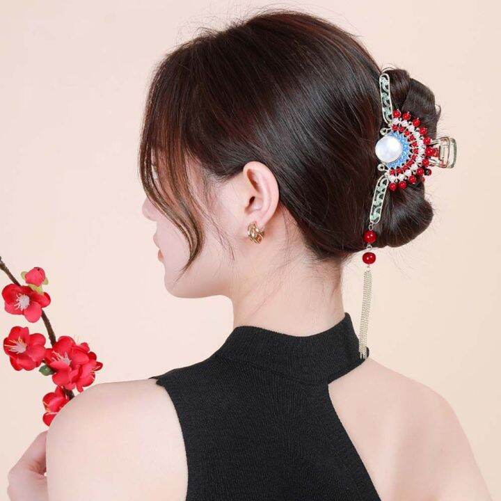 HUIHEYU hair clip women korean style 2022 鲨鱼夹大号发夹后脑勺 Butterfly Shark Clip Tassel Female Hair Accessories Chinese Style Hair Clip Metal Hair Claw Geometric Catch Clip | Lazada HUIHEYU hair clip women korean style 2022 鲨鱼夹大号发夹后脑勺 Butterfly Shark Clip Tassel Female Hair Accessories Chinese Style Hair Clip Metal Hair Claw Geometric Catch Clip | Lazada