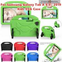 สำหรับ Samsung Galaxy Tab A 8.0 "2019 SM-T290 T295 T297เด็กที่จับแท็บเล็ตยากที่จับโฟมยืนเคสกันกระแทกอ่าว