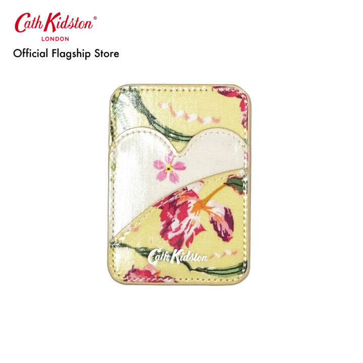 Cath Kidston Heart Card Holder Floral Fancy Green Lazada.co.th