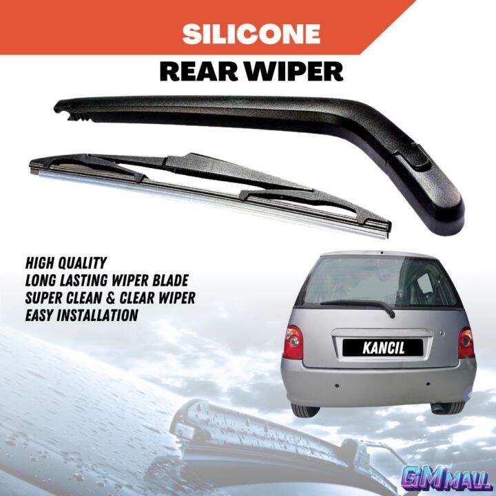 PERODUA KANCIL REAR WIPER Silicone Wiper Arm Wiper Blade Rain Pengelap Cermin Belakang Kereta