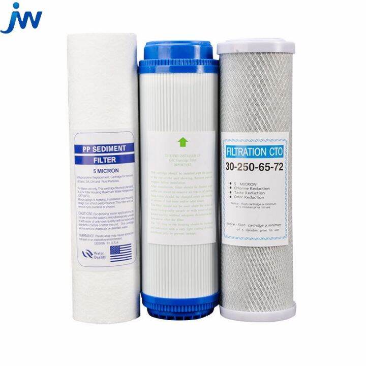 3 Stages Water Purifier Replacement Filter Pp Sediment , Cto, Filter