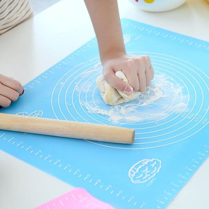 silicone-kneading-pad-anti-slip-dough-pastry-baking-mat-non-stick-dumplings-bread-cake-tray-with-scale-kitchen-cooking-utensils