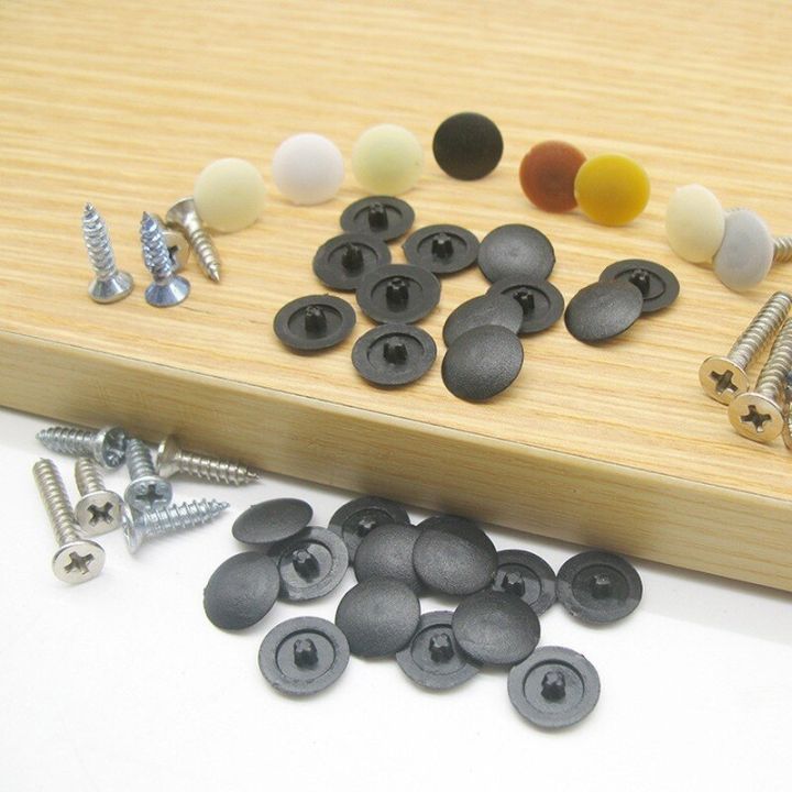 100pcs-bag-plastic-nuts-bolts-covers-exterior-protective-caps-practical-self-tapping-screws-decor-cover-furniture-hardware-replacement-parts