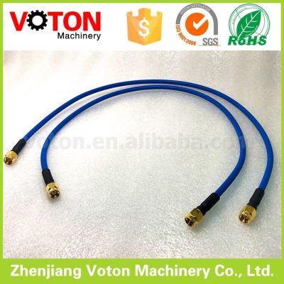 Free shipping 2 piece 45cm RF RG402 jumper cable with SMA male plug to SMA male plug connectors RG402 cable assembly Electrical Connectors