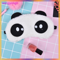 wangyongh 1PC น่ารักแพนด้า Sleeping Face Eye Mask ปิดตาเงาท่องเที่ยว Sleep COVER LIGHT