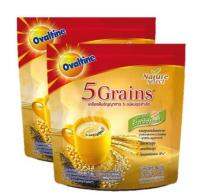 Ovaltine Nature 5 Grains โอวัลติน เนเจอร์ เครื่องดื่มธัญญาหาร 5 ชนิด ผสมข้าวกล้องงอก 28g. x 13ซอง (2แพค)