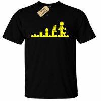 Evolution Of MenS T-Shirt Gift Tee Top Sports Fitness Plus Size 100% Cotton Valentines Gift