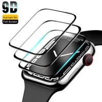 3D Waterproof Full Screen Protector For Apple Watch 9 8 7SE 5 3 45mm 41mm 40mm 44mm Not Tempered Glass Film For iwatch 38mm 42mm Screen Protectors