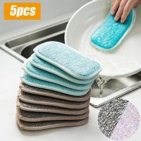 Cleaning Sponge Dishcloth Sided Scouring Rag Scrubber Sponges Dishwashing Pot